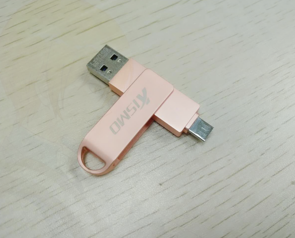 Compatible with Apple , Metal dual-use high-speed computer USB flash drive