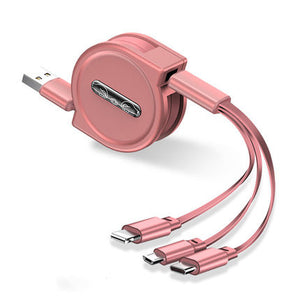 Telescopic charging cable