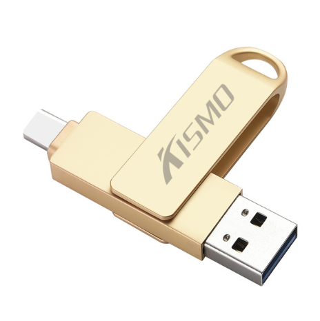 Compatible with Apple , Metal dual-use high-speed computer USB flash drive