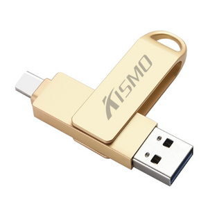 Compatible with Apple , Metal dual-use high-speed computer USB flash drive