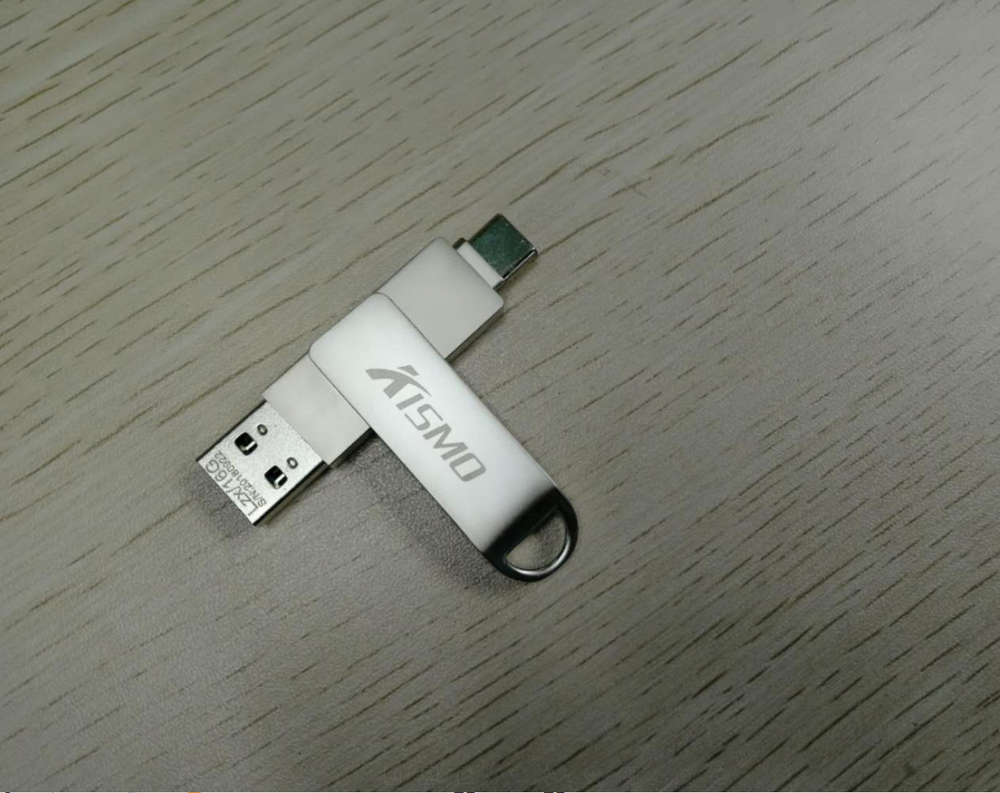 Compatible with Apple , Metal dual-use high-speed computer USB flash drive