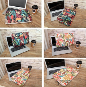 LISEN Colorful Leaf Notebook Sleeve Bag   Inch 15.6 Inch Computer Bag