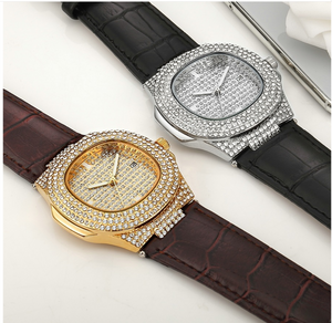 Quartz Diamond Watch Belt watch