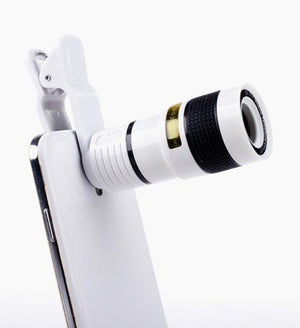 Zoom Mobile Phone Clip-On Retractable Telescope Camera Lens For Samsung Galaxy S3 S4 S5 S6 S7 Edge Phone