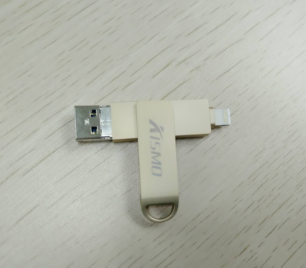 Compatible with Apple , Metal dual-use high-speed computer USB flash drive