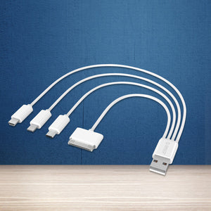 Compatible with Apple, Four-in-one Multi-function Data Cable Iphone6s4s Android Phone