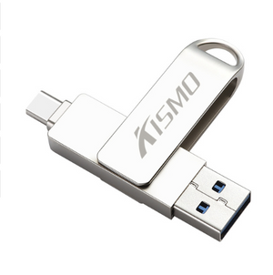 Compatible with Apple , Metal dual-use high-speed computer USB flash drive