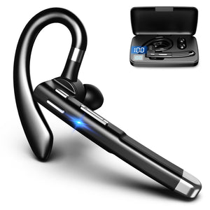 YYK520 Bluetooth Wireless Earphone 5.1 Noise Reduction Sport Waterproof Digital Display Business Headset