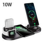 2022 Wireless Charger For IPhone14 13 Fast Charger For Phone Fast Charging Pad For Phone Watch 6 In 1 Charging Dock Station