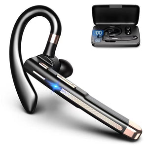 YYK520 Bluetooth Wireless Earphone 5.1 Noise Reduction Sport Waterproof Digital Display Business Headset